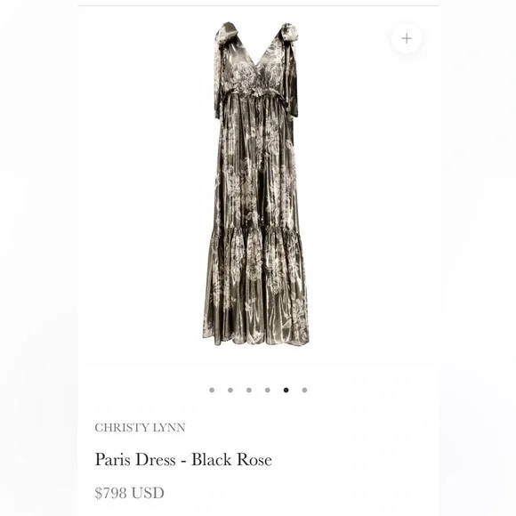 Christy Lynn Paris dress in Black Rose